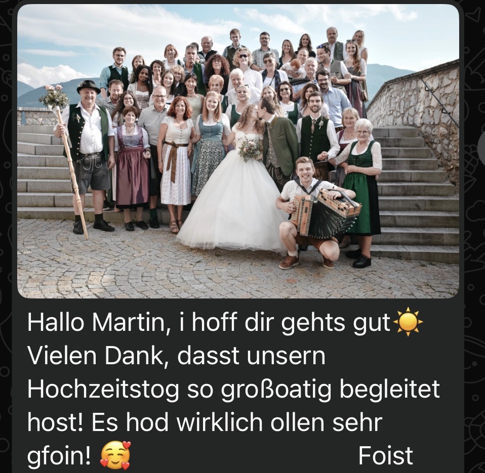Feedback eines Veranstalters
