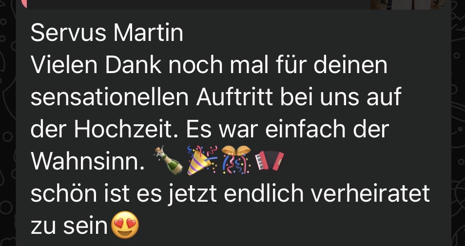 Feedback eines Veranstalters