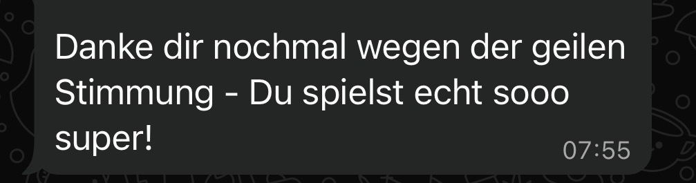 Feedback eines Veranstalters